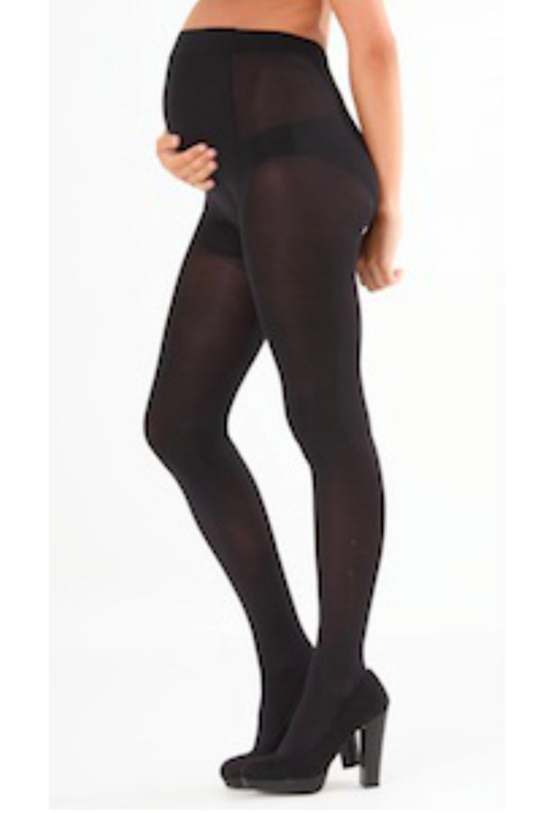 Black Maternity Tights