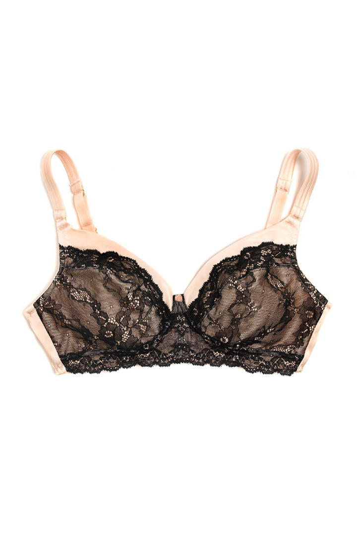 Black and Blush Maternity Bra