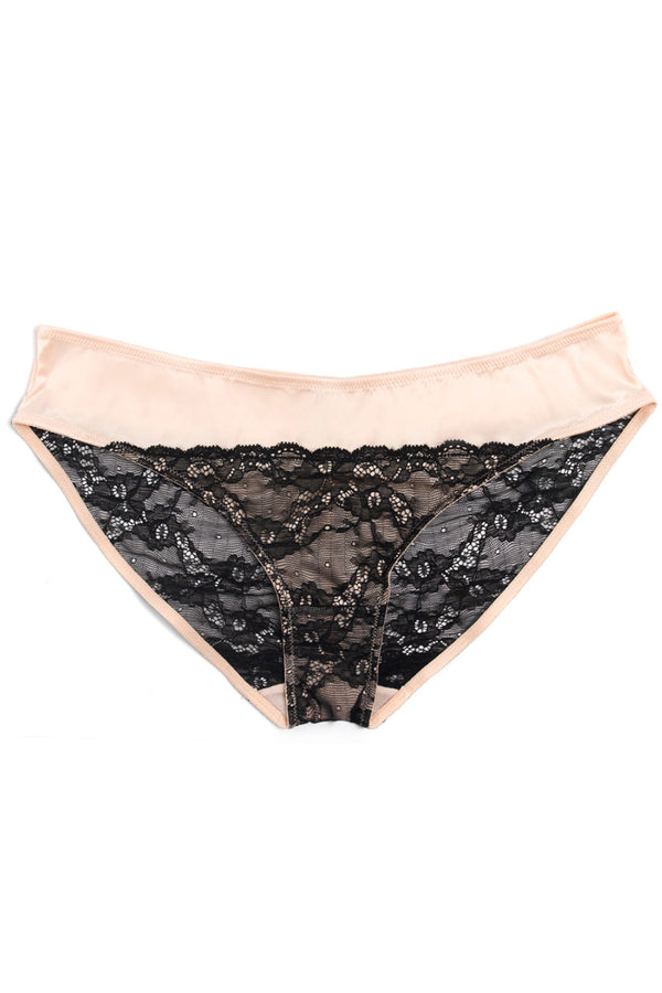 Black and Blush Maternity Briefs