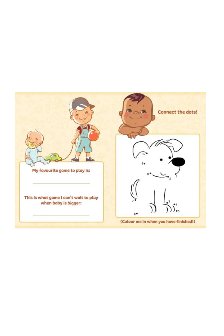 Me & The Baby Children's Activity Book Page View