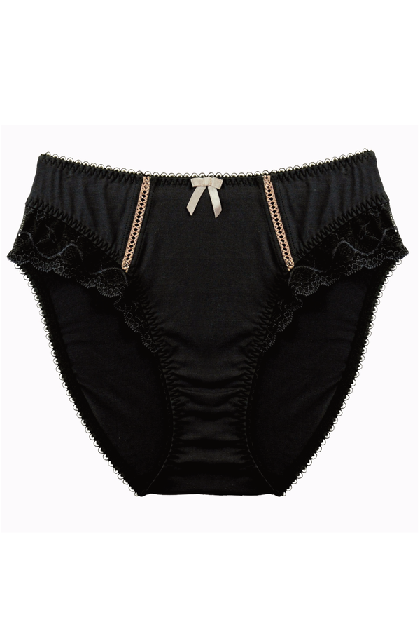 Sexy Black Maternity Briefs