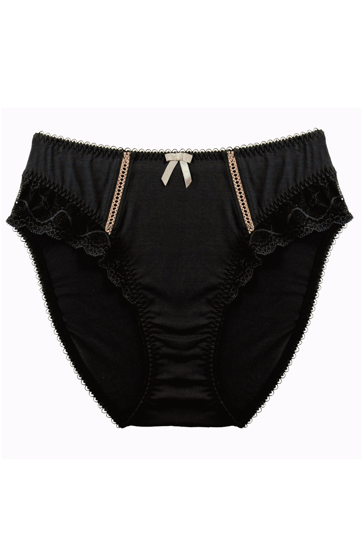 Sexy Black Maternity Briefs